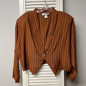 Vintage Striped Blazer